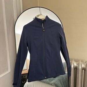 Lululemon Define Jacket in navy blue, size 4.